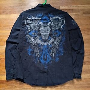 Black Helix Graphic Shirt